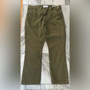 FRAME Olive Green Ankle Pants Size 29 Slim Straight 26” Inseam Mid Rise